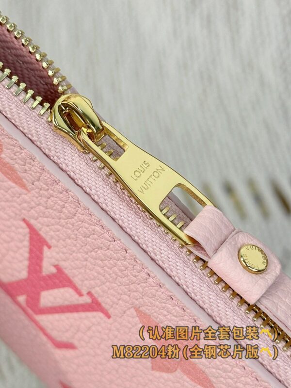 God Factory LV Wallet M82204 Pink Size 12 x 7 x 1.5 cm