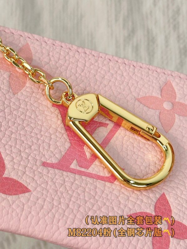 God Factory LV Wallet M82204 Pink Size 12 x 7 x 1.5 cm