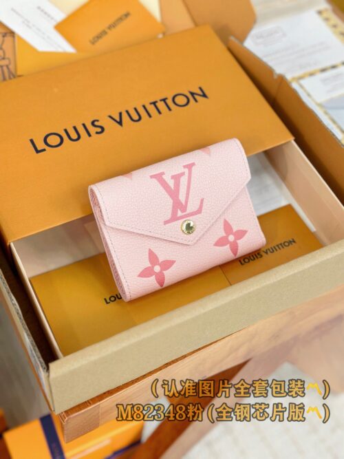 God Factory LV Wallet M82348 Pink Size 12 x 9.5 x 2.5 cm