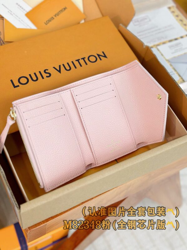 God Factory LV Wallet M82348 Pink Size 12 x 9.5 x 2.5 cm