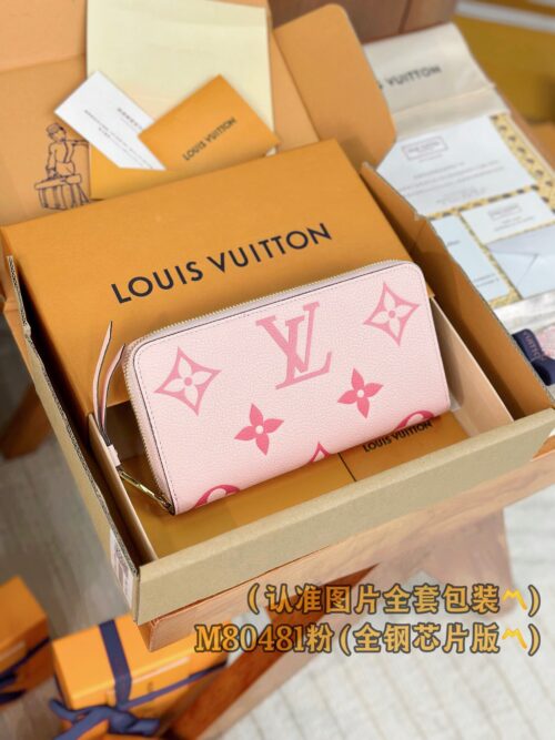 God Factory LV Wallet M80841 Pink Size 19.5 x 10.5 x 2.5 cm