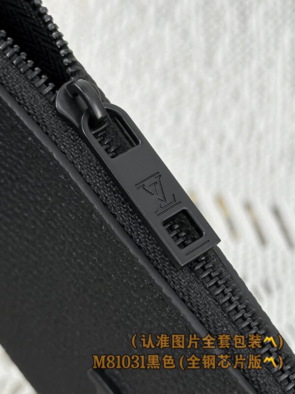 God Factory LV Wallet M81031 Black Size 12 x 7 x 1.5 cm