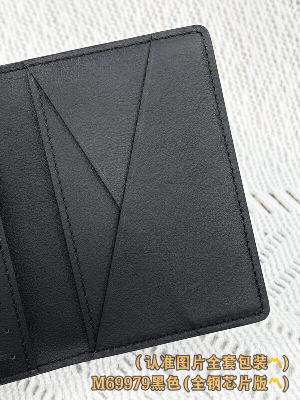 God Factory LV Wallet M69979 Black Size 7.5 x 11.1 x 1 cm