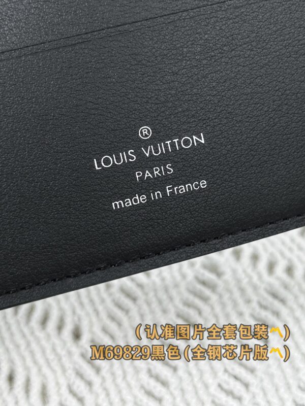 God Factory LV Wallet M69829 Black Size 11.5 x 9 x 1.5 cm