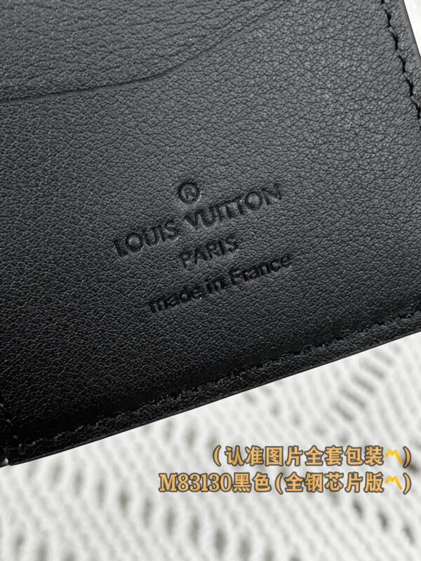 God Factory LV Wallet M83130 Black Size 7.5 x 11.1 x 1 cm