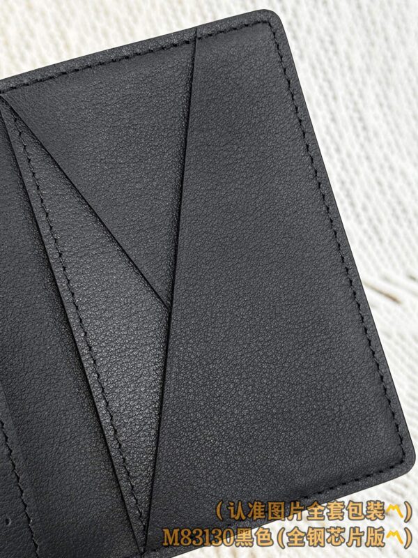 God Factory LV Wallet M83130 Black Size 7.5 x 11.1 x 1 cm