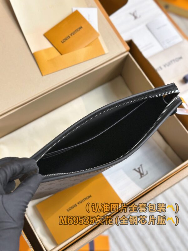 God Factory LV Wallet M69535 Grey Flower Size 27 x 21 x 6 cm