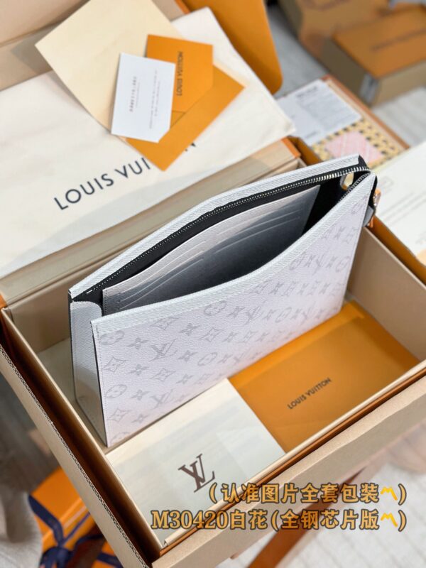God Factory LV Wallet M30423 White Flower Size  27 x 21 x 6 cm