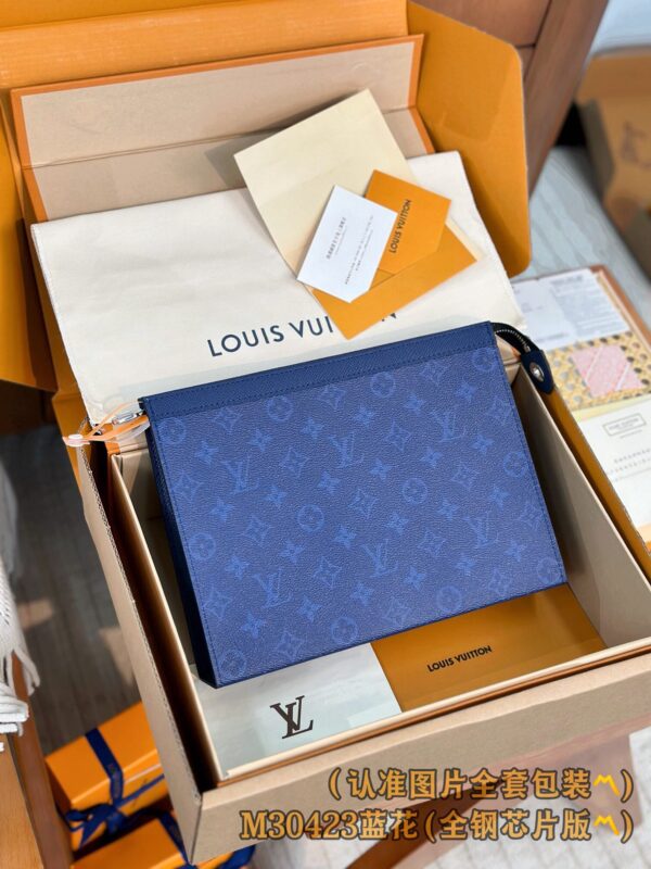 God Factory LV Wallet M30423 Blue Flower Size 27 x 21 x 6 cm