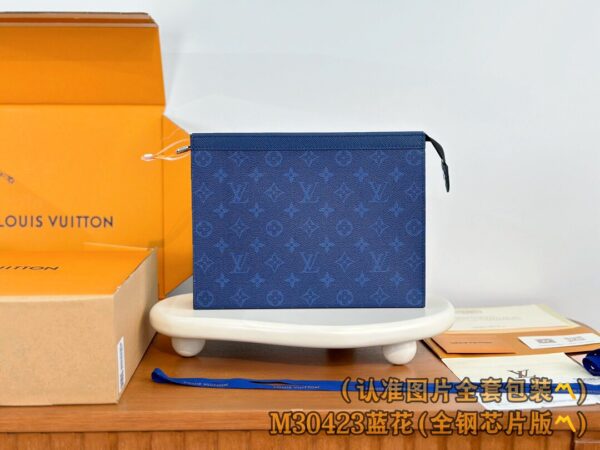 God Factory LV Wallet M30423 Blue Flower Size 27 x 21 x 6 cm
