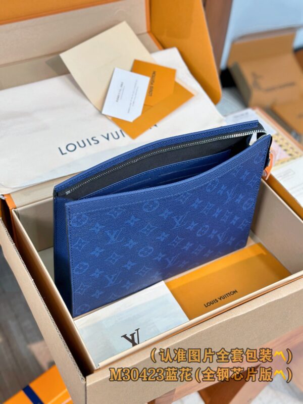 God Factory LV Wallet M30423 Blue Flower Size 27 x 21 x 6 cm