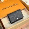 God Factory LV Wallet M12598 Black Flower Size 11.5 x 9 x 2.5 cm