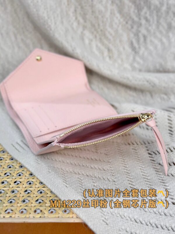 God Factory LV Wallet M14229 Pink Size 12 x 9.5 x 2.5 cm