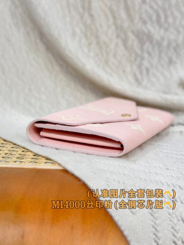 God Factory LV Wallet M14000 Pink Size 19 x 10.5 x 2 cm