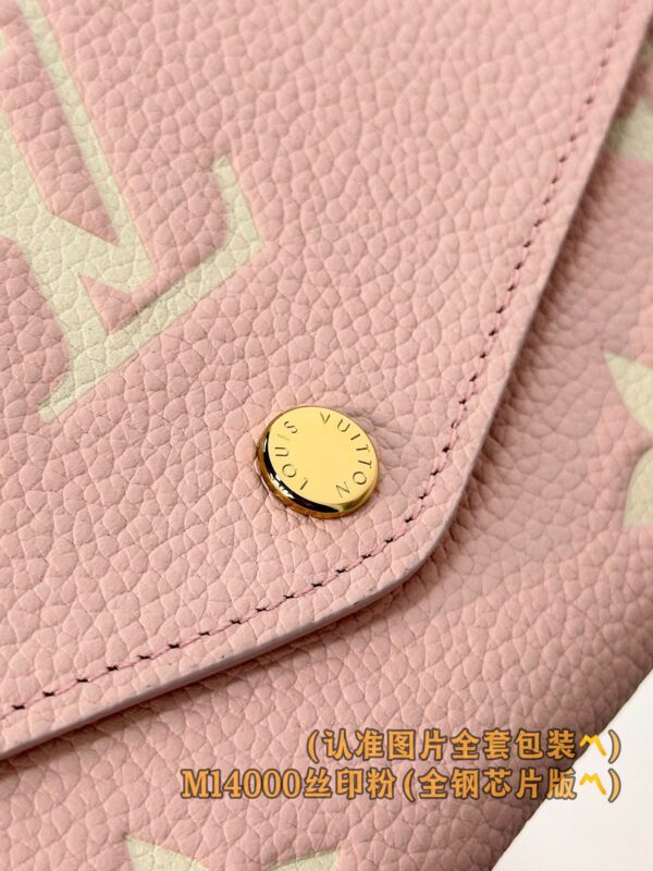 God Factory LV Wallet M14000 Pink Size 19 x 10.5 x 2 cm