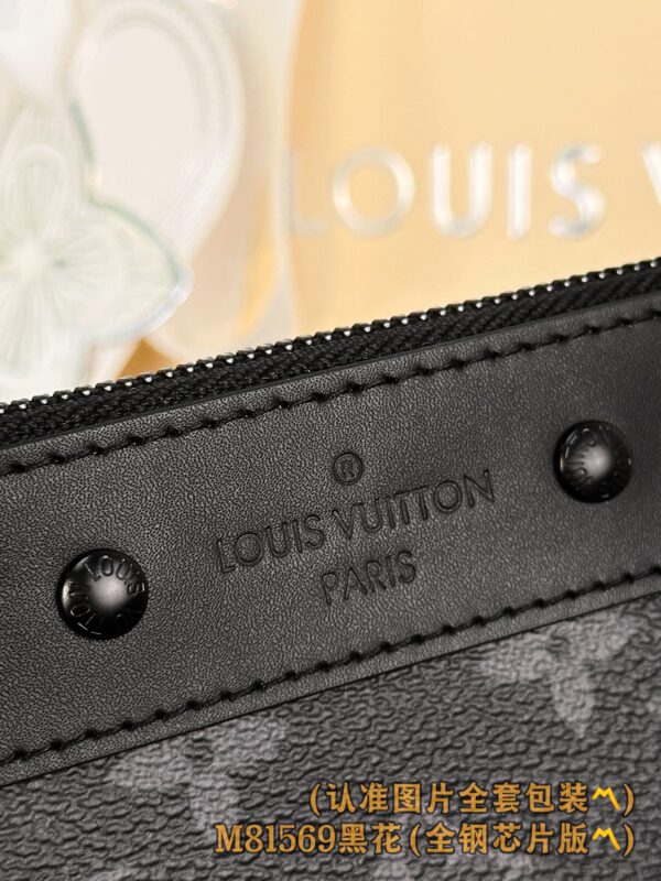 God Factory LV Wallet M81569 Pochette To-Go Black Flower Size 30 x 21.5 x 1 cm