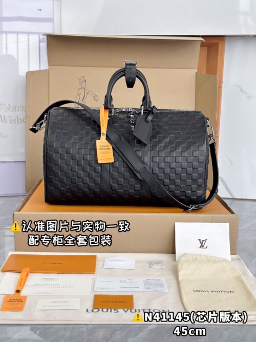 N41145 Keepall 45 Damier Infini Leather Size 45x27x20 cm