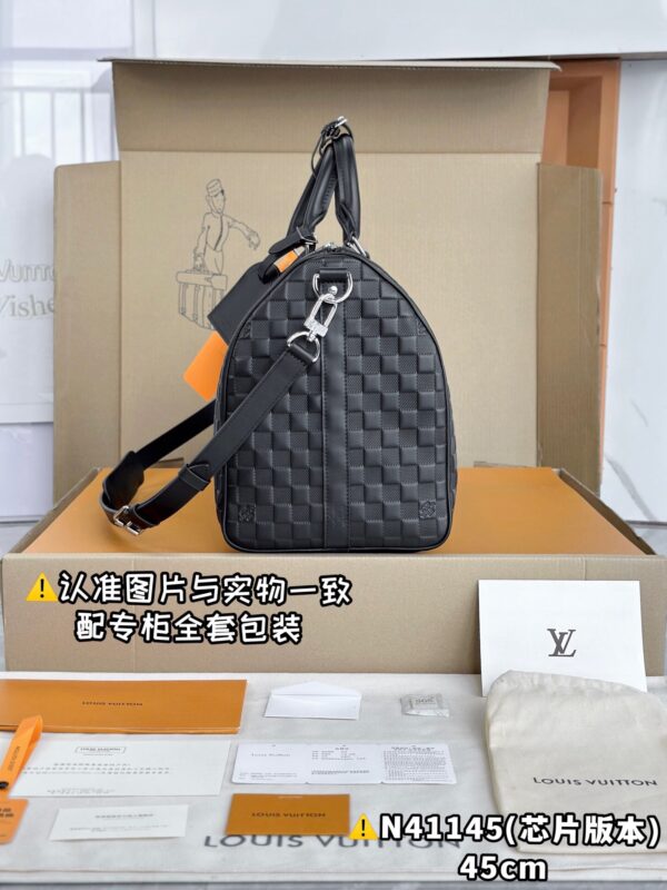 img_7676 N41145 Keepall 45 Damier Infini Leather Size 45x27x20 cm