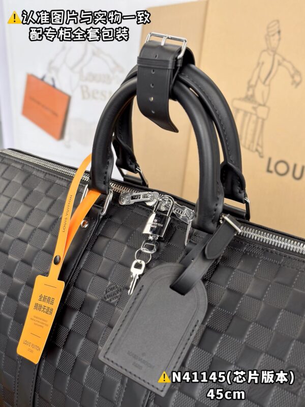 img_7679 N41145 Keepall 45 Damier Infini Leather Size 45x27x20 cm