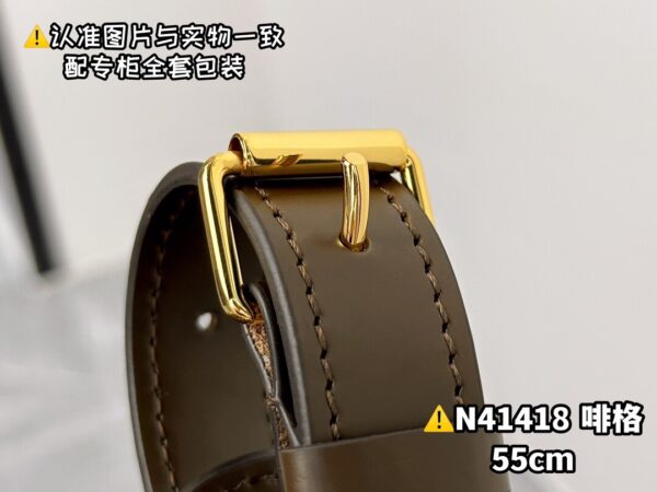 N41418 Coffee Large KEEPALL BANDOULIÈRE 55 Size 55 x 31 x 24 cm