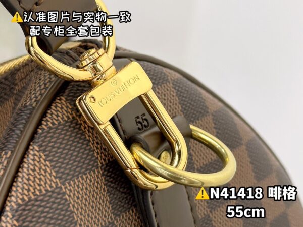 N41418 Coffee Large KEEPALL BANDOULIÈRE 55 Size 55 x 31 x 24 cm