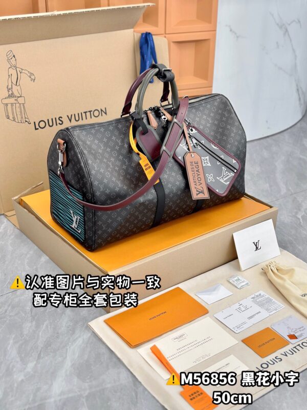 img_7897 M56856 KEEPALL BANDOULIERE 50 Patchwork Size 50x29x23 cm