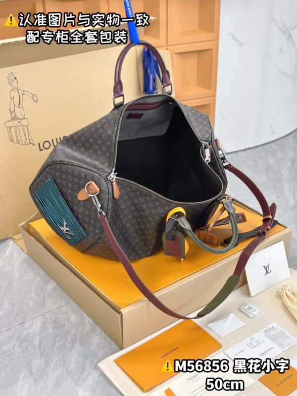 img_7903 M56856 KEEPALL BANDOULIERE 50 Patchwork Size 50x29x23 cm