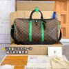 M46259 Keepall Bandoulière 50 Monogram Macassar Size 50 x 29 x 23 cm