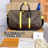 M46256 Keepall Bandoulière 50 Monogram Macassar Size 50 x 29 x 23 cm