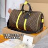M46256 Keepall Bandoulière 50 Monogram Macassar Size 50 x 29 x 23 cm