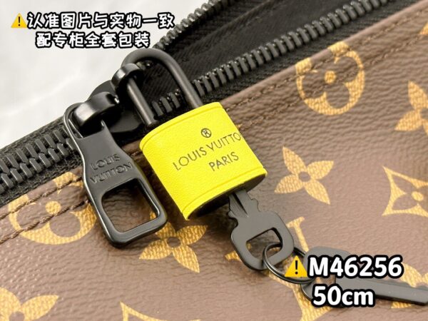 M46256 Keepall Bandoulière 50 Monogram Macassar Size 50 x 29 x 23 cm