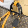 M46703 New Large KEEPALL BANDOULIÈRE 55 Monogram Macassar 55 x 31 x 26 cm