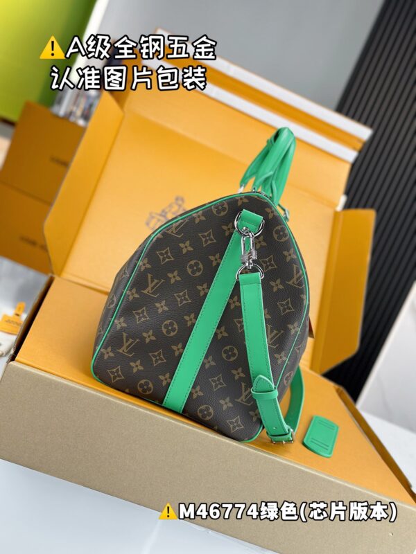 M46774 Keepall Bandoulière 50 Monogram Macassar Size 50 x 29 x 23 cm