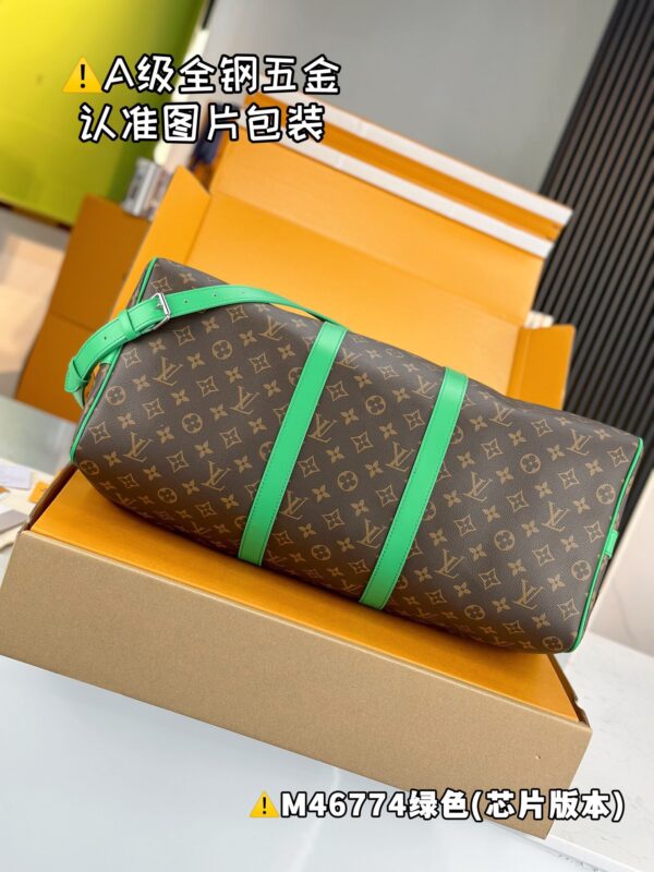 M46774 Keepall Bandoulière 50 Monogram Macassar Size 50 x 29 x 23 cm