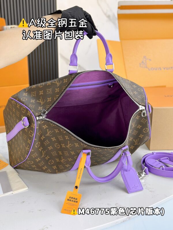 img_8047 M46775 Keepall Bandoulière 50 Monogram Macassar Size 50 x 29 x 23 cm
