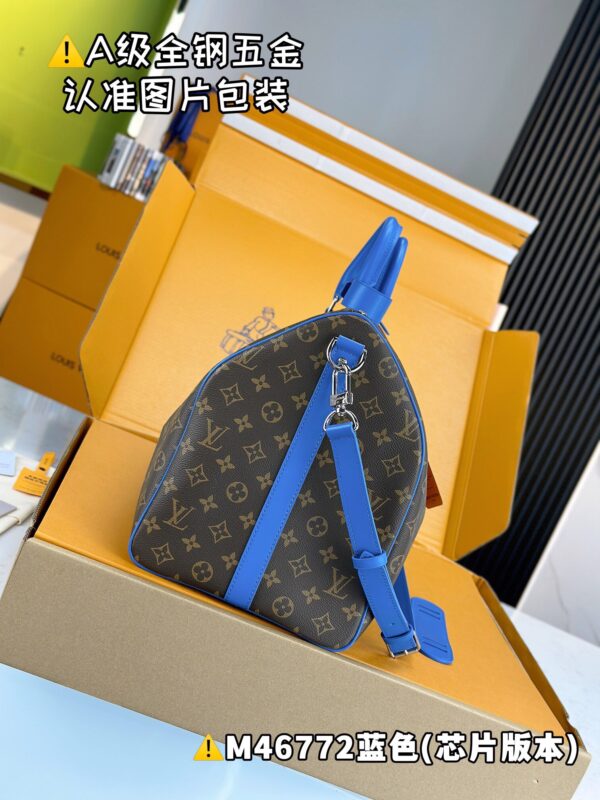 M46772 Keepall Bandoulière 50 Monogram Macassar Size 50 x 29 x 23 cm