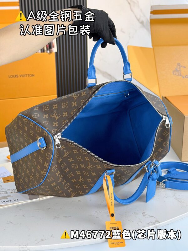 M46772 Keepall Bandoulière 50 Monogram Macassar Size 50 x 29 x 23 cm