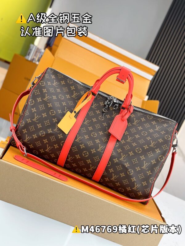 M46769 Keepall Bandoulière 50 Monogram Macassar Size 50 x 29 x 23 cm