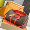 M46769 Keepall Bandoulière 50 Monogram Macassar Size 50 x 29 x 23 cm
