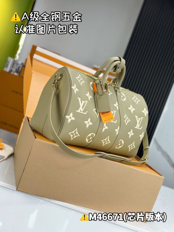 M46671 Keepall Bandoulière 45 Monogram Empreinte Size 45 x 27 x 20 cm