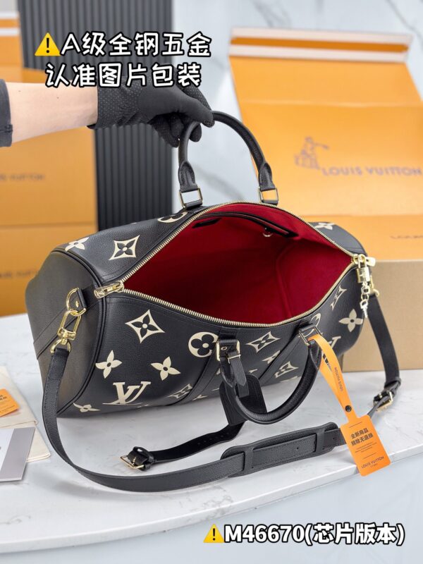 M46670 Keepall Bandoulière 45 Monogram Empreinte Size 45 x 27 x 20 cm