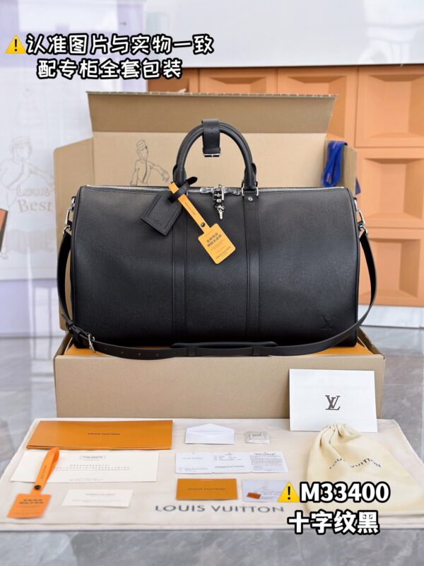 img_8201 M33400 KEEPALL BANDOULIÈRE 50 Taiga Size 50 x 29 x 23 cm