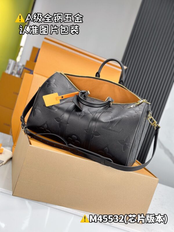 M45532 Keepall Bandoulière 45 Monogram Empreinte Giant Size 45 x 27 x 20 cm
