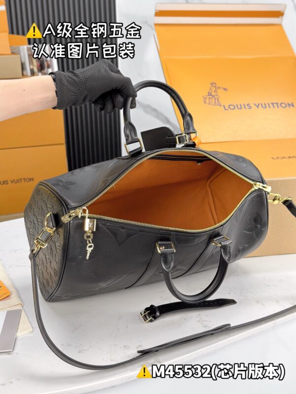 M45532 Keepall Bandoulière 45 Monogram Empreinte Giant Size 45 x 27 x 20 cm