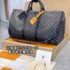 N41418 Large KEEPALL BANDOULIÈRE 55 Monogram Eclipse Size 55 x 31 x 24 cm