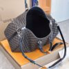 N41418 Medium KEEPALL BANDOULIÈRE 50 Monogram Eclipse Size 50 x 29 x 22 cm