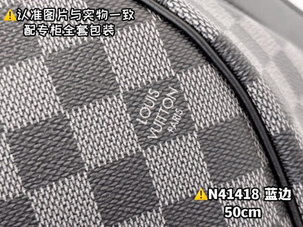 N41418 Medium KEEPALL BANDOULIÈRE 50 Monogram Eclipse Size 50 x 29 x 22 cm