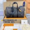 N41418 Small KEEPALL BANDOULIÈRE 45 Monogram Eclipse Size 45 x 27 x 20 cm