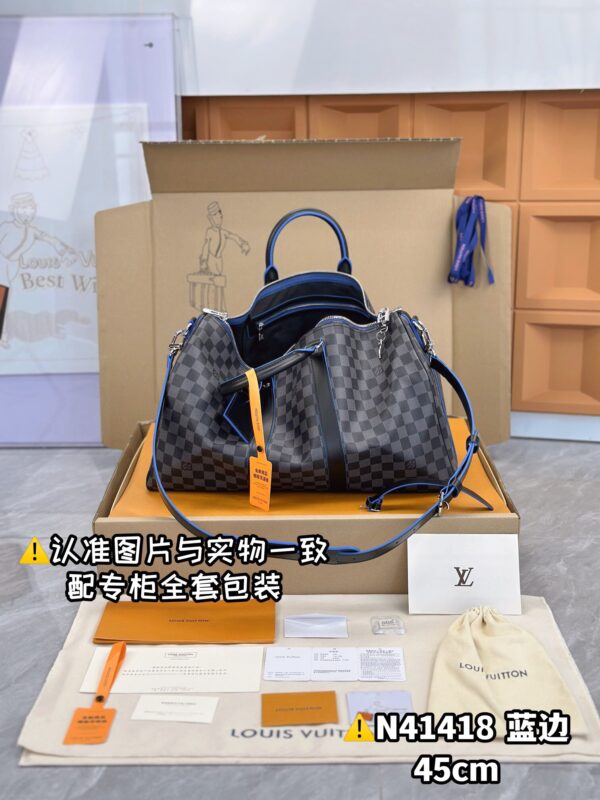 N41418 Small KEEPALL BANDOULIÈRE 45 Monogram Eclipse Size 45 x 27 x 20 cm