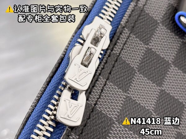 N41418 Small KEEPALL BANDOULIÈRE 45 Monogram Eclipse Size 45 x 27 x 20 cm